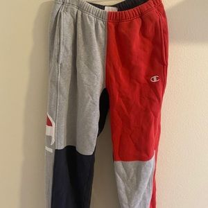 multicolor champion reverse weeve sweatpants